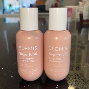 Elemis Superfood Glow Priming Moisturiser Kombucha Glow 2 bottles together